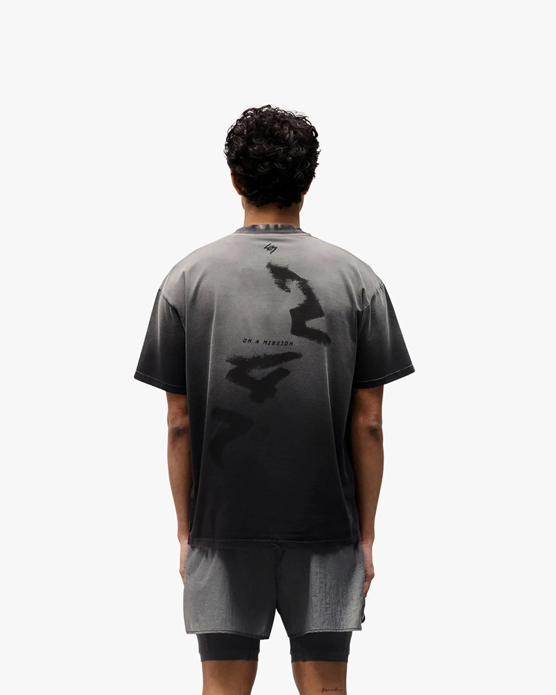 Represent 247 Motion Oversized T-Shirt - Aged Black> T-Shirts