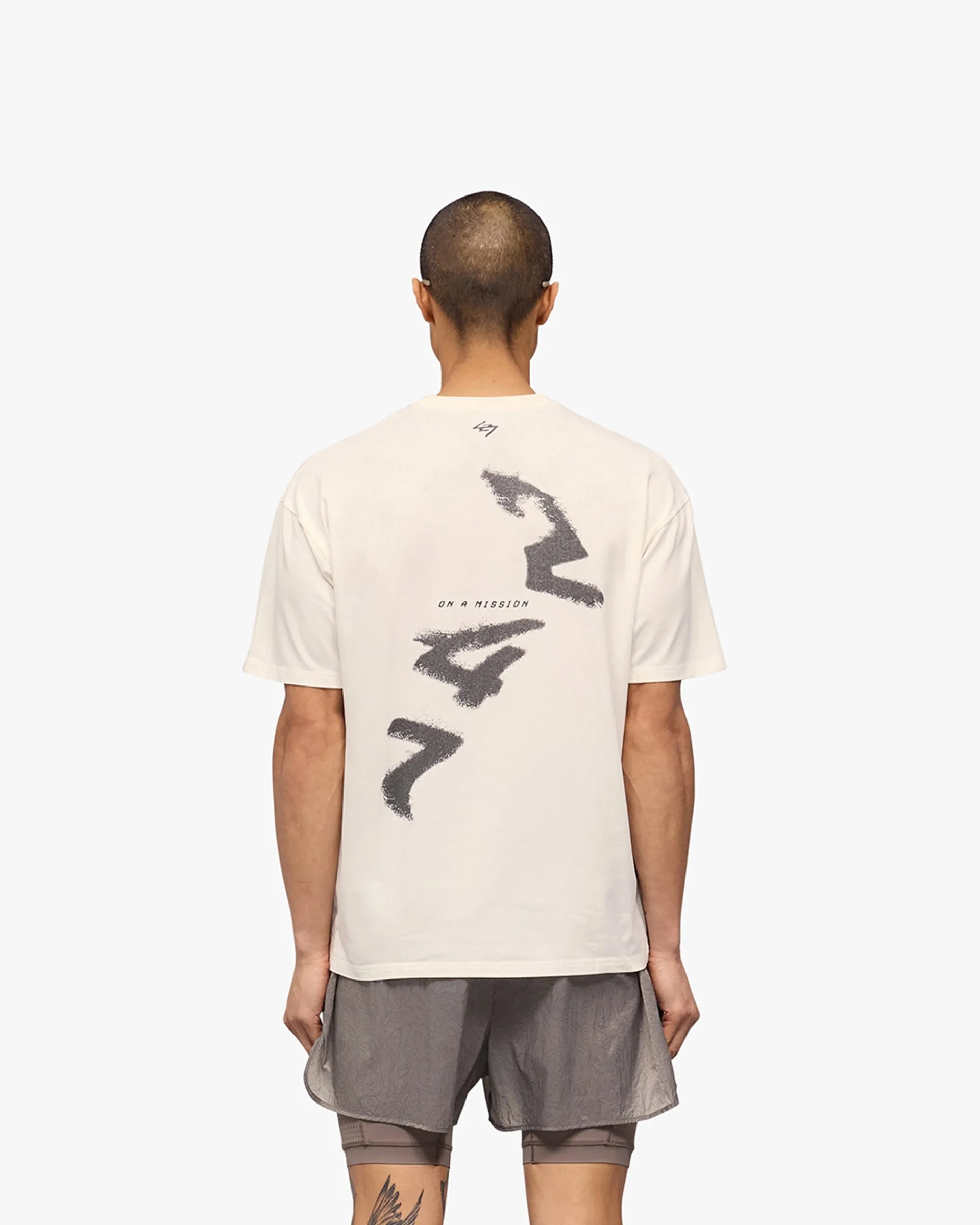 Represent 247 Motion Oversized T-Shirt - Flat White> T-Shirts
