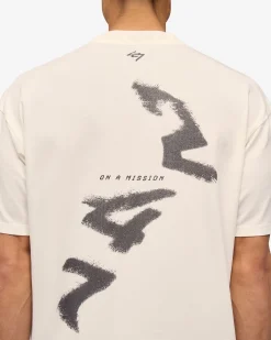 Represent 247 Motion Oversized T-Shirt - Flat White><noscript><img width=