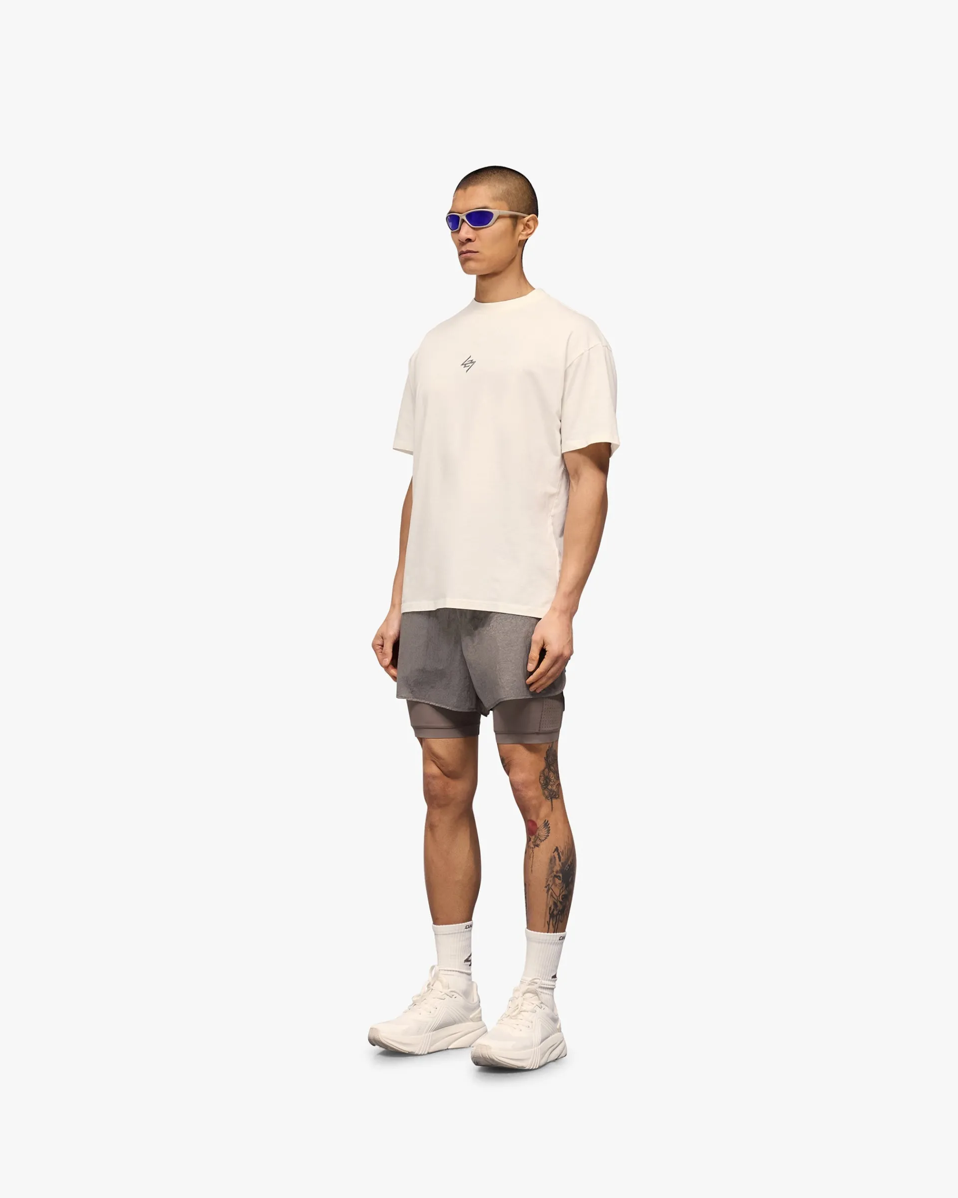 Represent 247 Motion Oversized T-Shirt - Flat White> T-Shirts