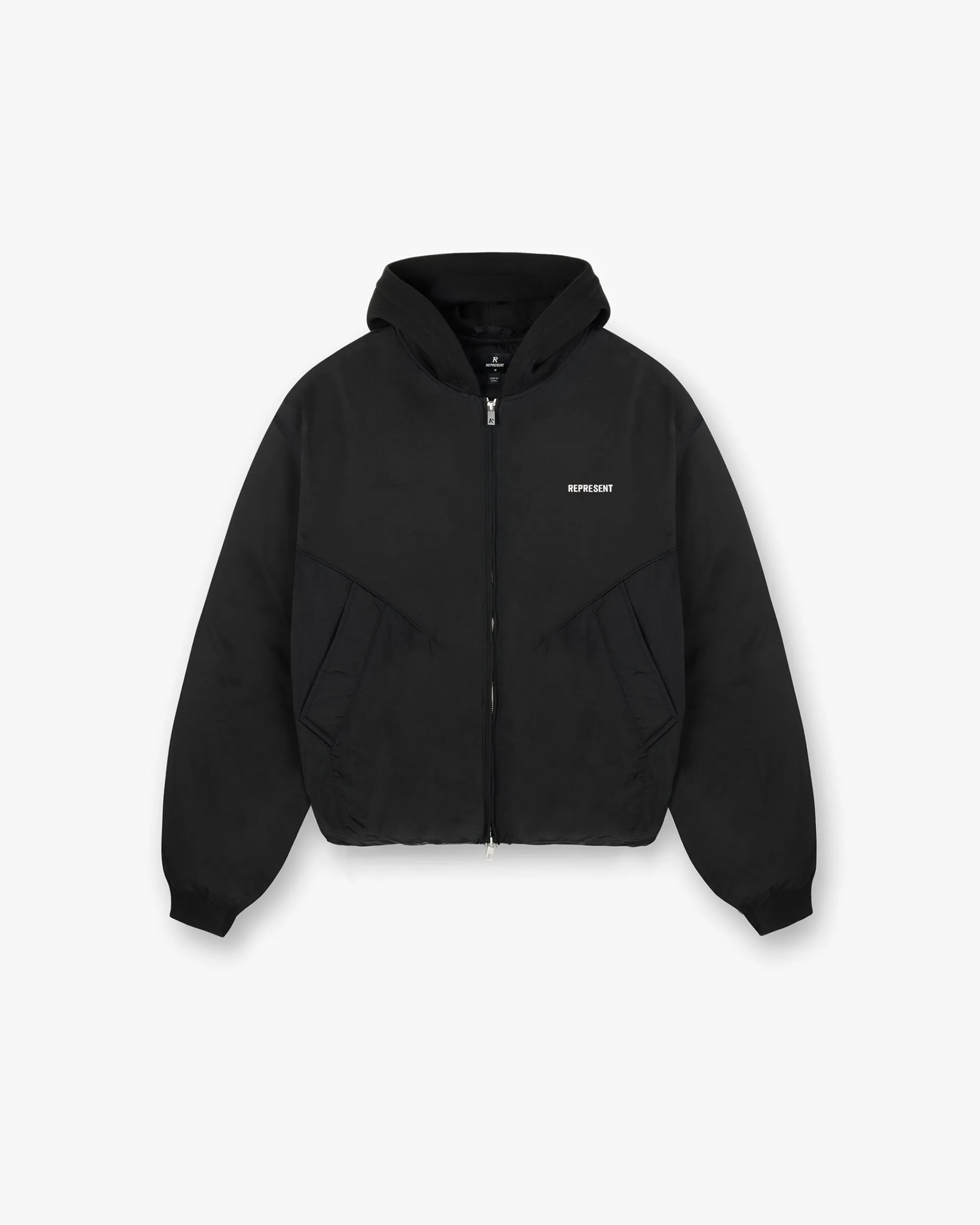 Represent Nylon Hooded Bomber Jacket -> Outerwear