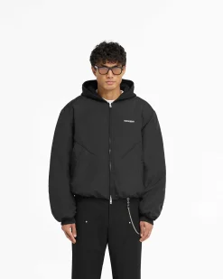 Represent Nylon Hooded Bomber Jacket -><noscript><img width=