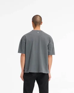 Represent 247 On A Mission Oversized T-Shirt - Aged Black><noscript><img width=