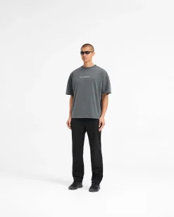 Represent 247 On A Mission Oversized T-Shirt - Aged Black><noscript><img width=