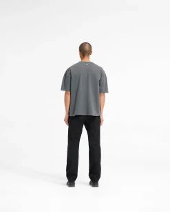 Represent 247 On A Mission Oversized T-Shirt - Aged Black><noscript><img width=