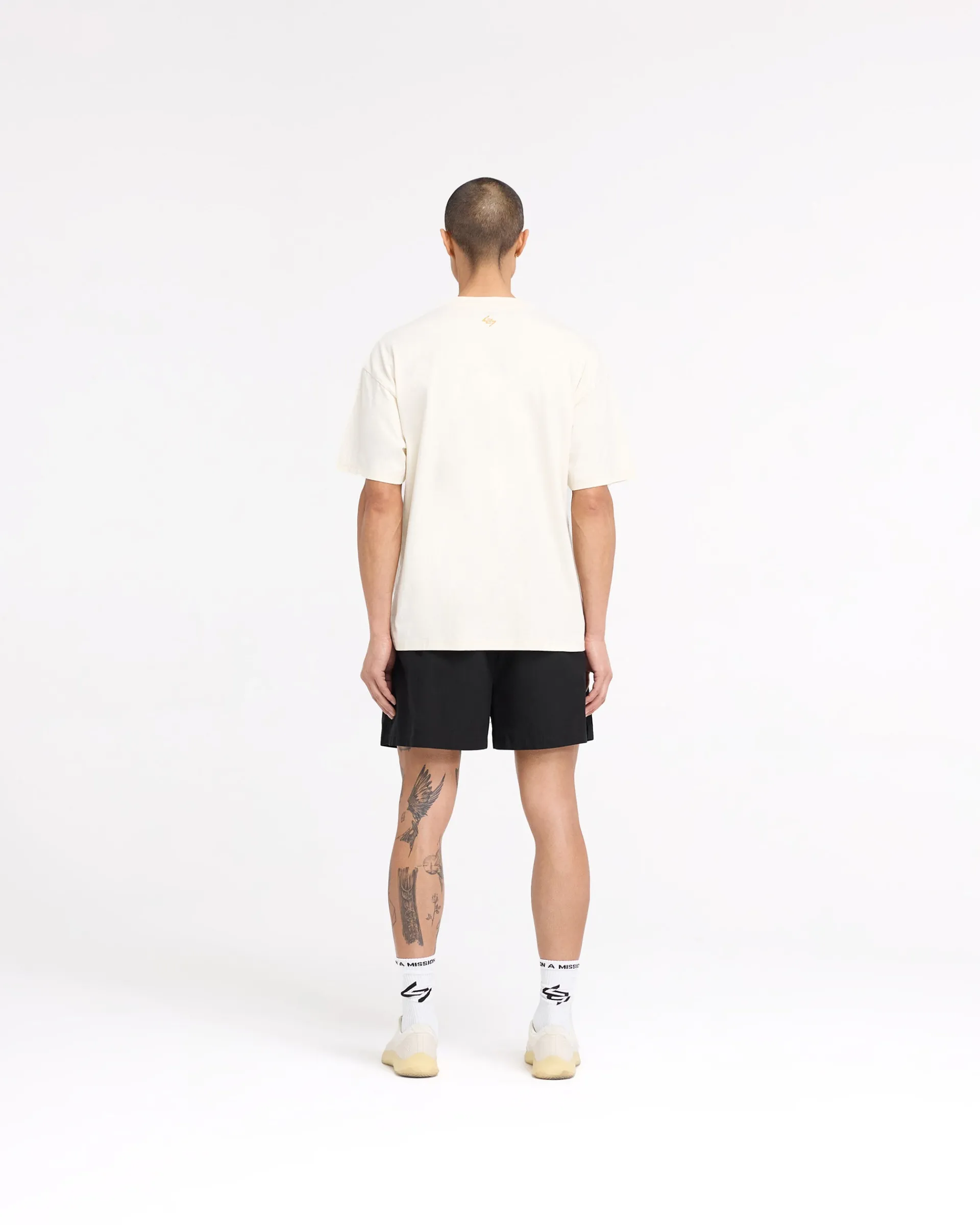 Represent 247 On His Shoulders T-Shirt - Antique White> T-Shirts