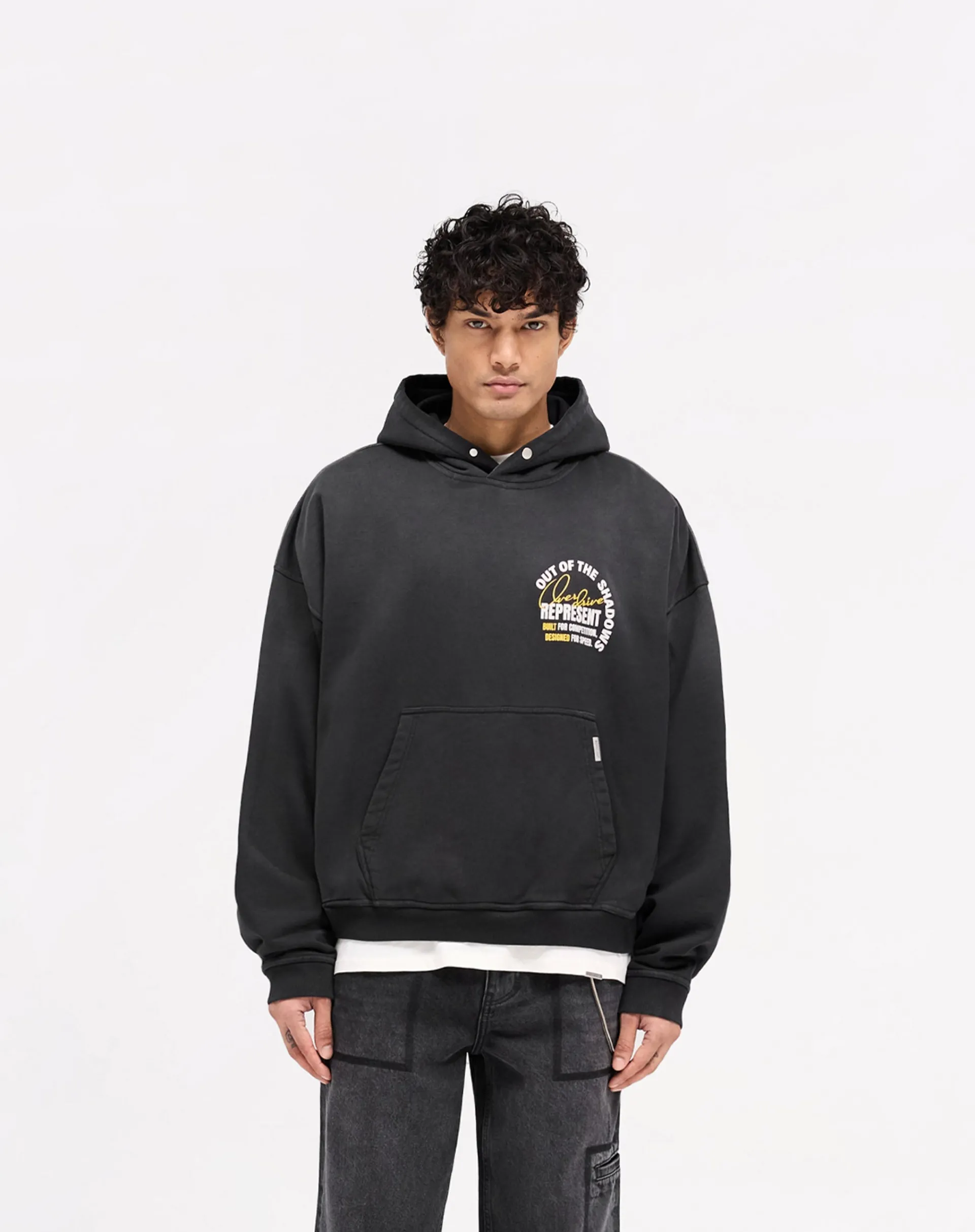 Represent Out Of The Shadows Hoodie - Stained Black> Hoodies
