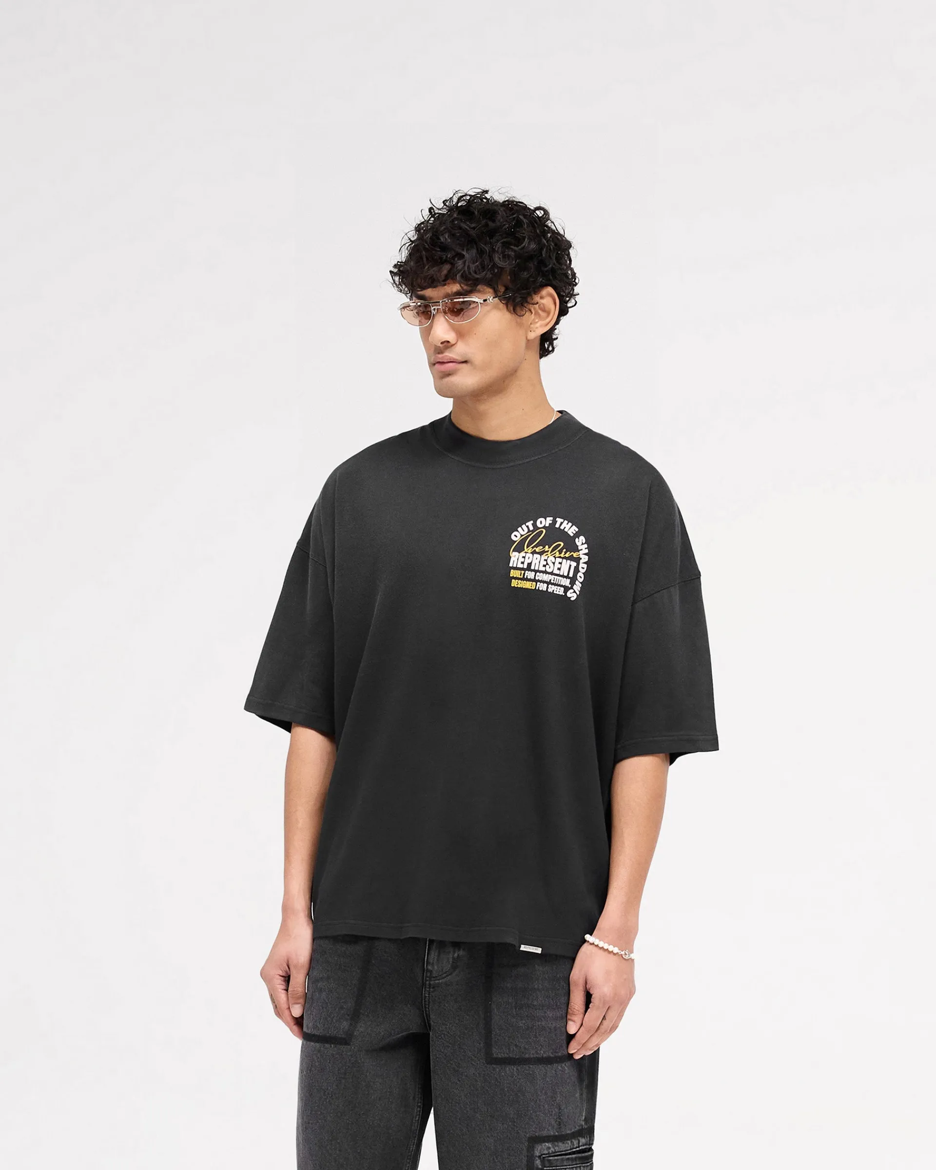 Represent Out Of The Shadows T-Shirt - Stained Black> T-Shirts