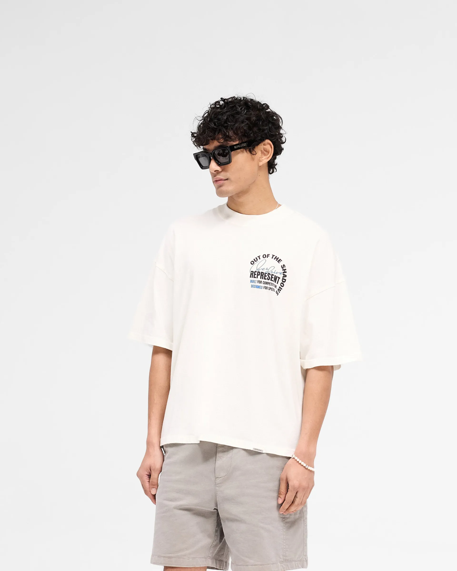 Represent Out Of The Shadows T-Shirt - Flat White> T-Shirts