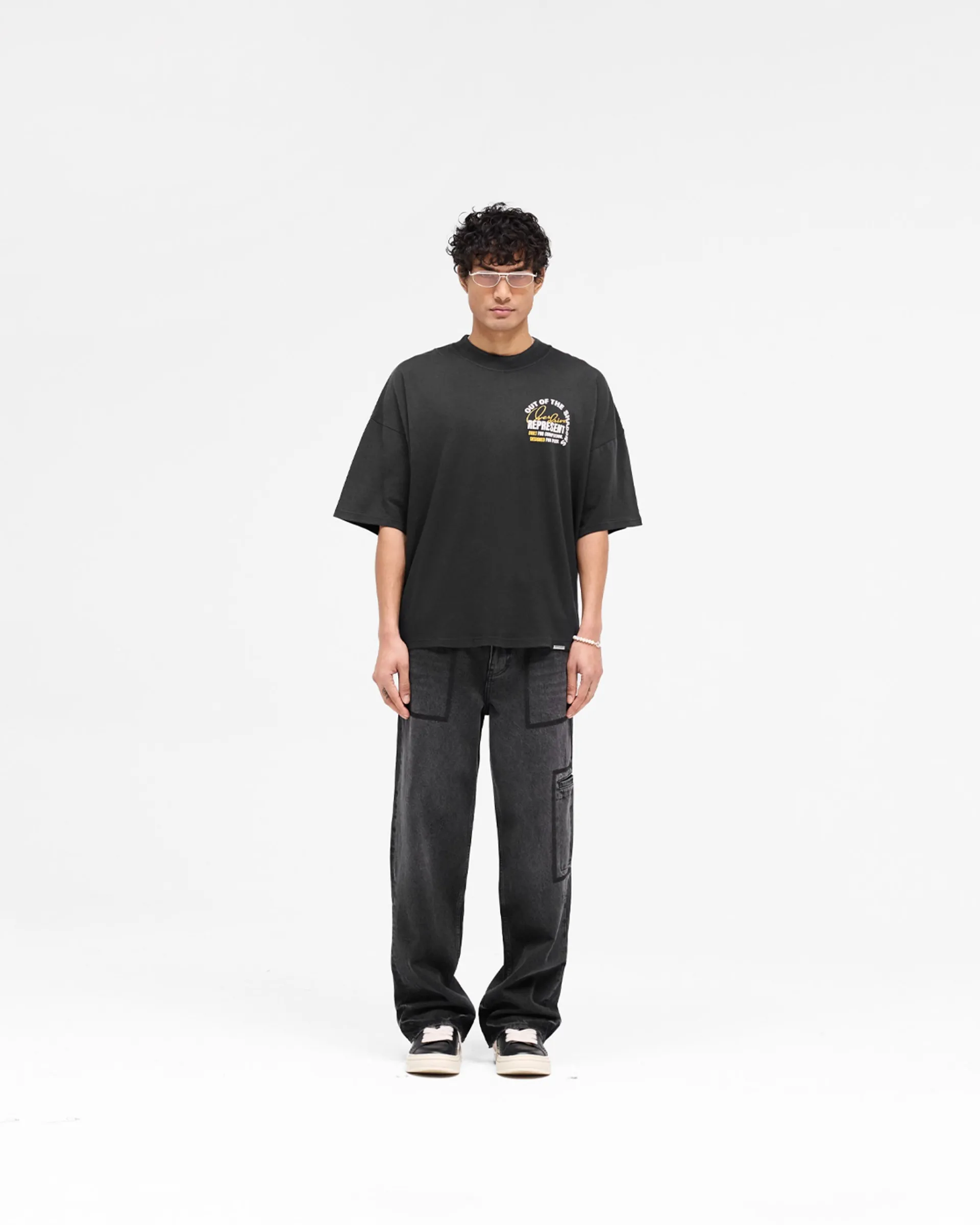 Represent Out Of The Shadows T-Shirt - Stained Black> T-Shirts