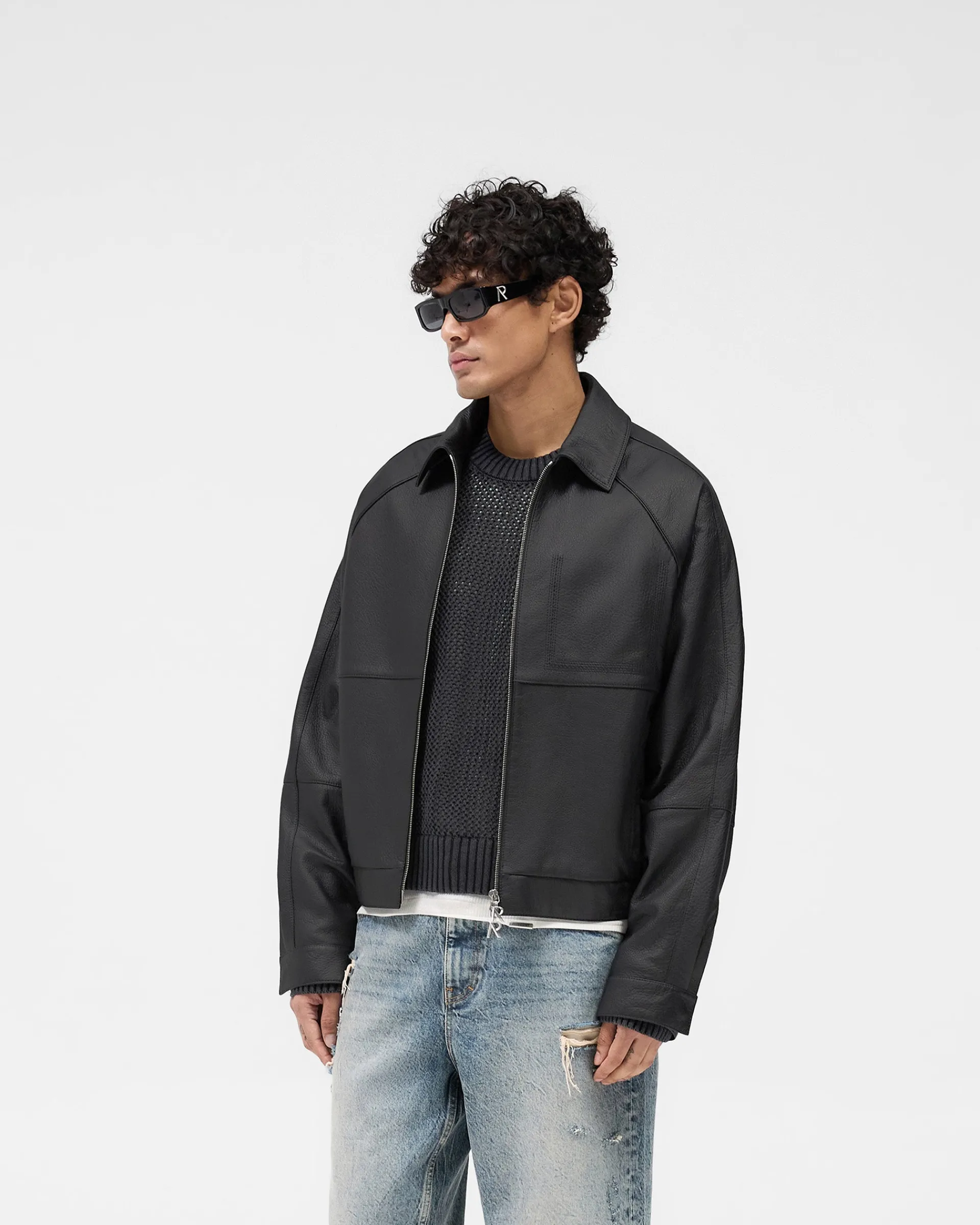 Represent Overdrive Leather Jacket -> Outerwear
