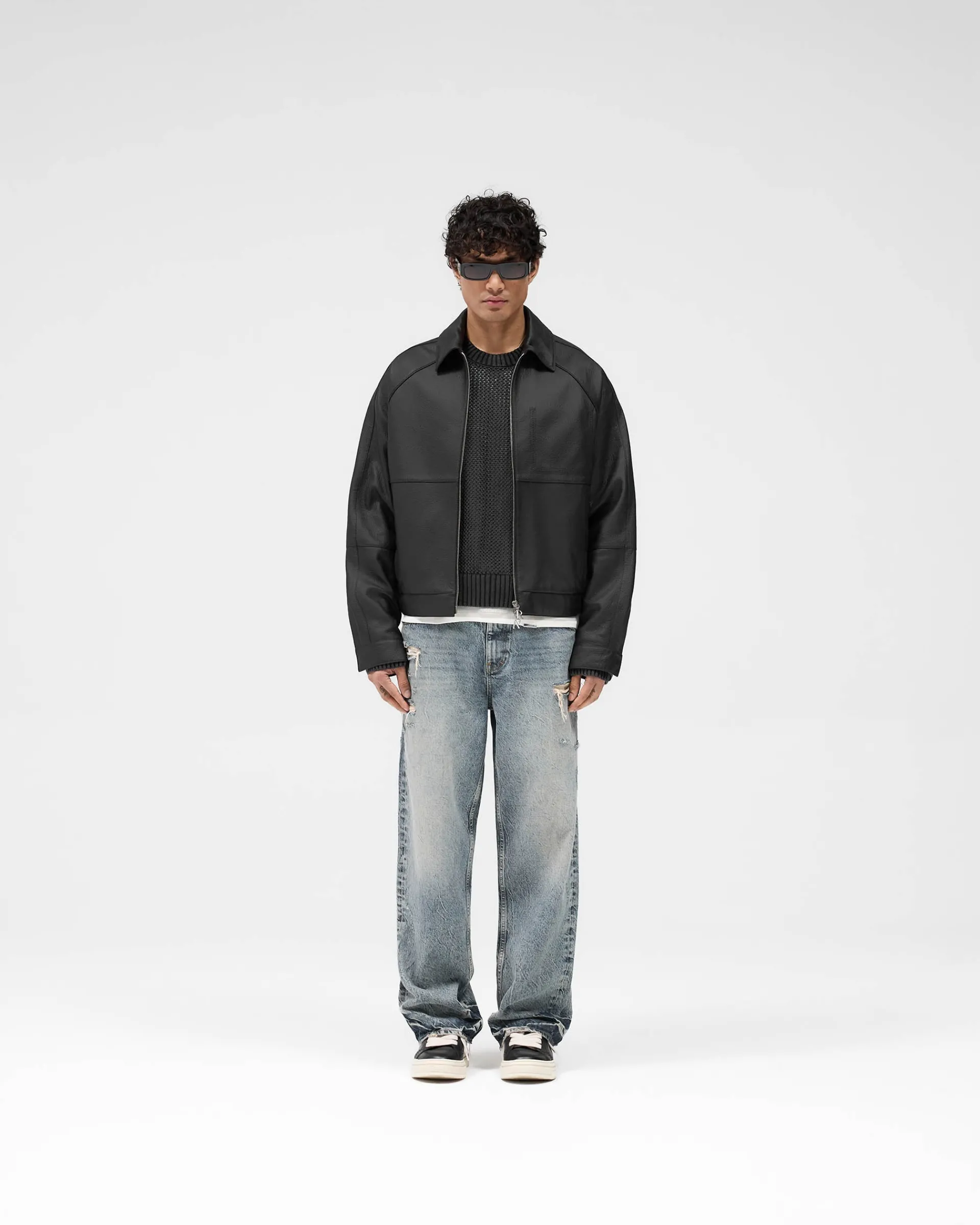 Represent Overdrive Leather Jacket -> Outerwear