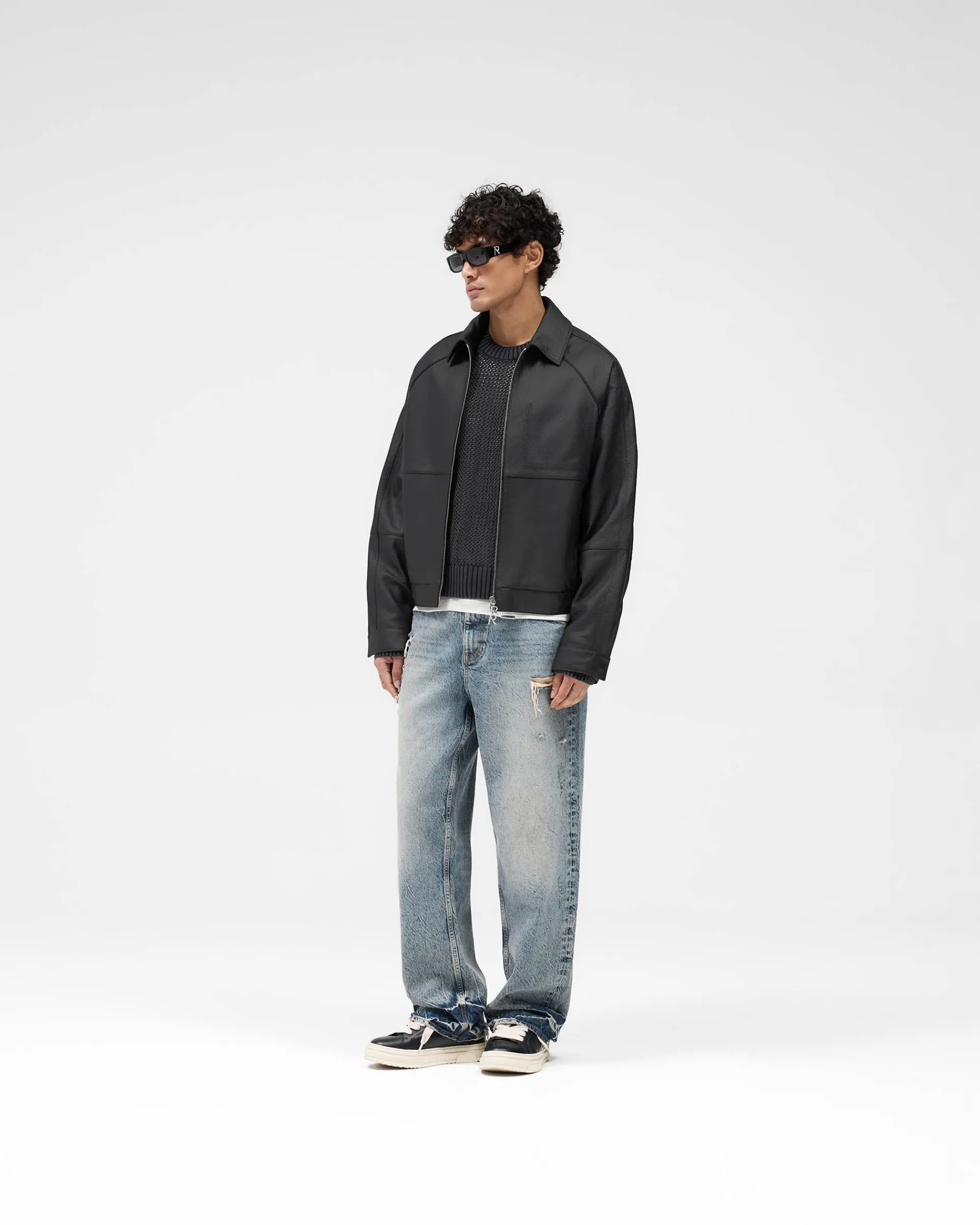 Represent Overdrive Leather Jacket -> Outerwear