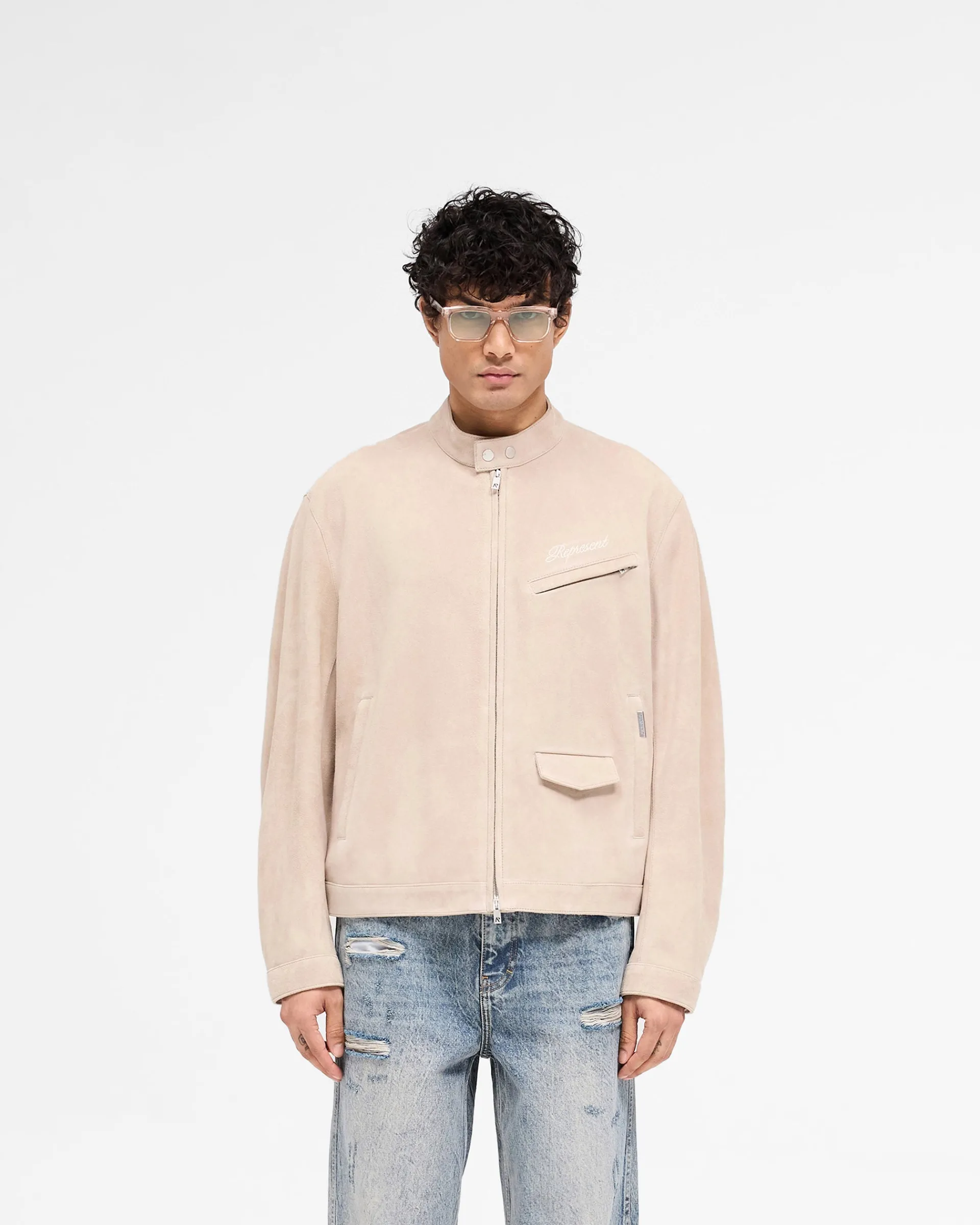 Represent Overdrive Suede Jacket -> Outerwear