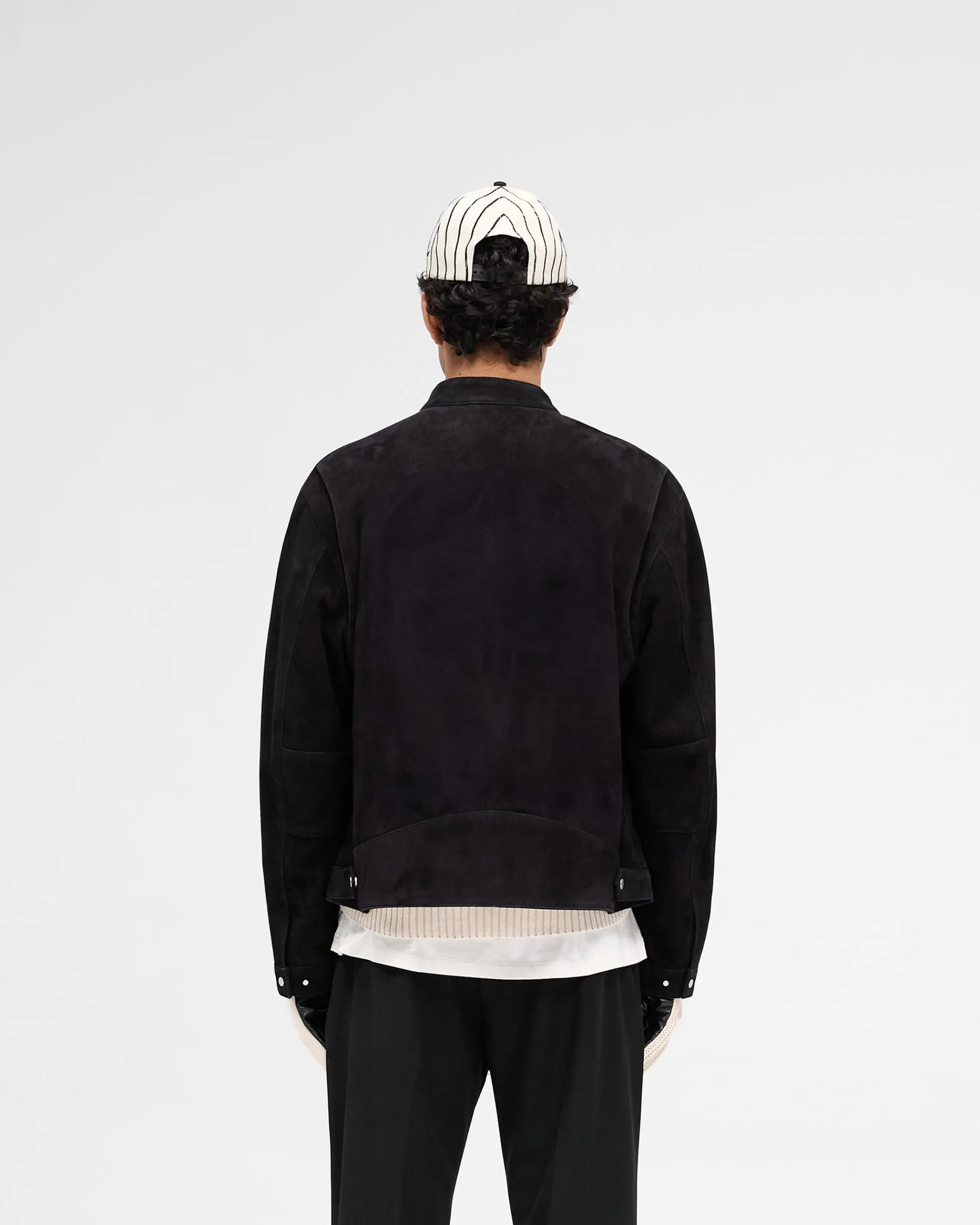 Represent Overdrive Suede Jacket - Jet Black> Outerwear