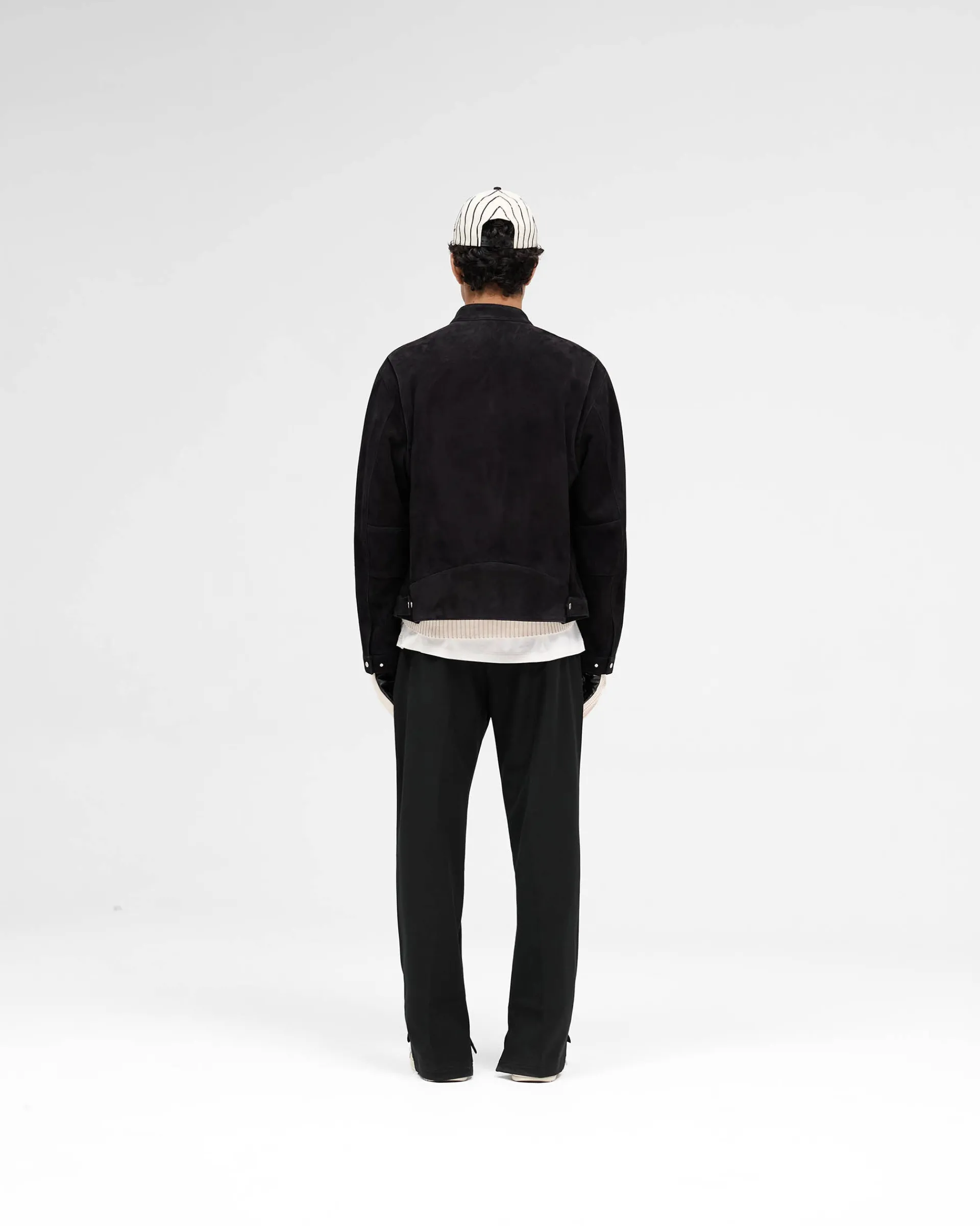 Represent Overdrive Suede Jacket - Jet Black> Outerwear