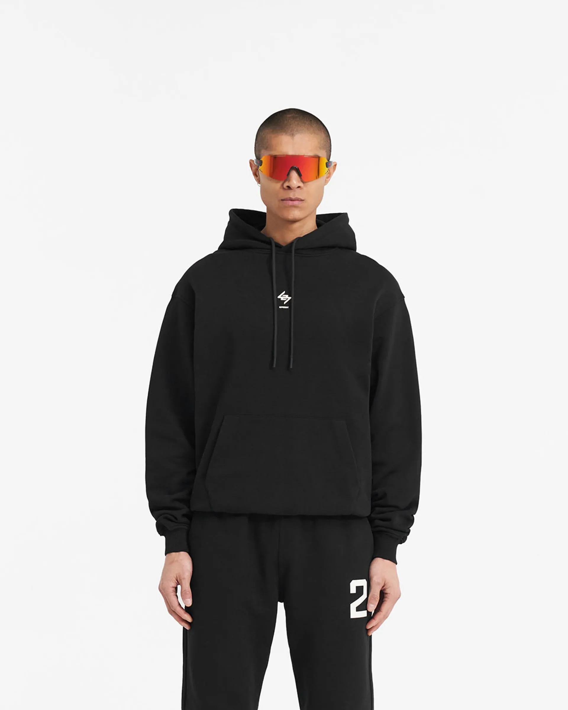 Represent 247 Oversized Hoodie - Jet Black> Hoodies