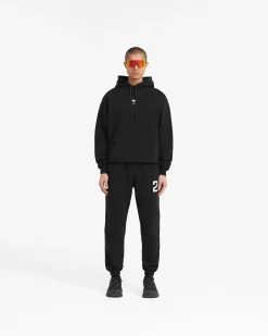Represent 247 Oversized Hoodie - Jet Black><noscript><img width=