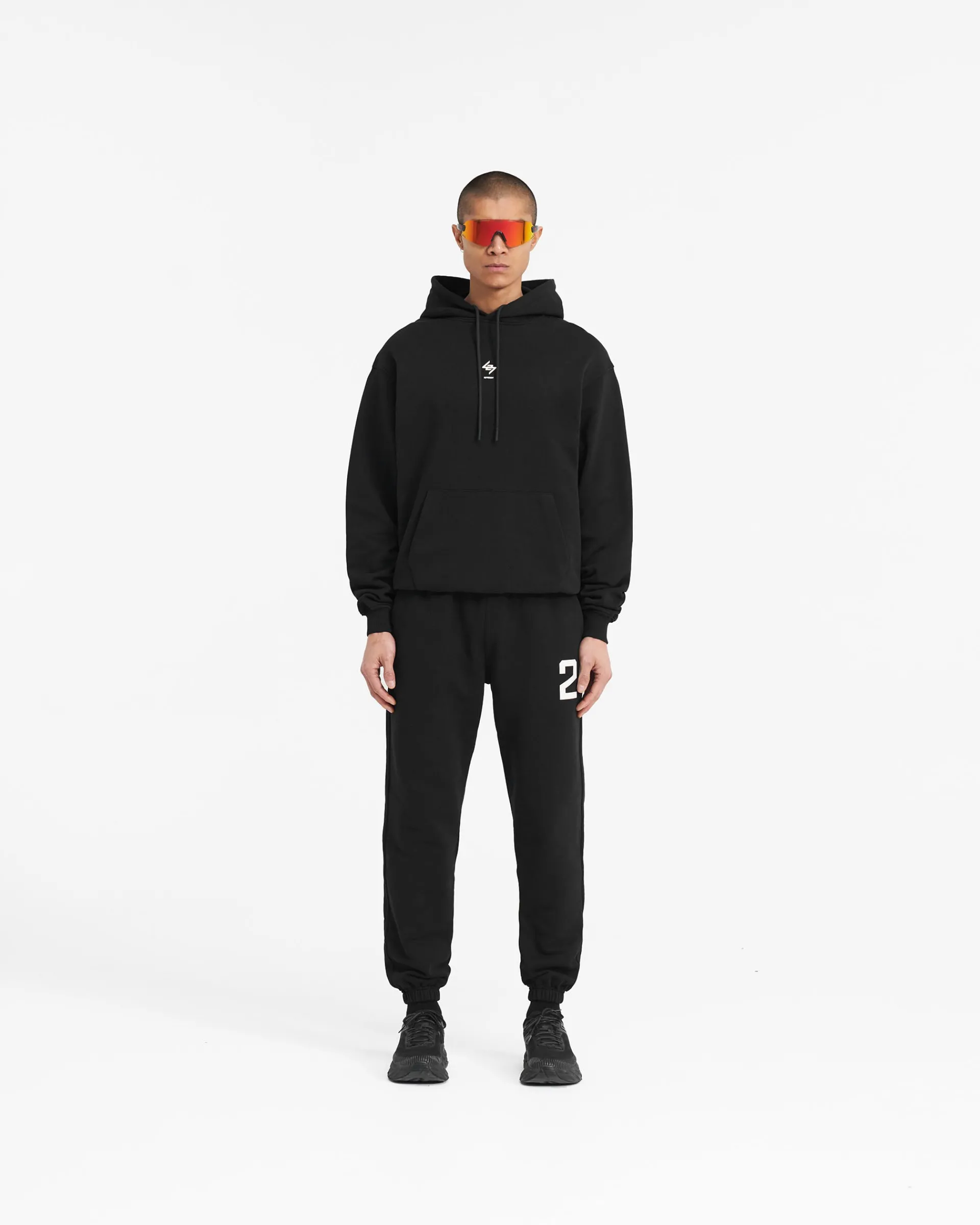 Represent 247 Oversized Hoodie - Jet Black> Hoodies