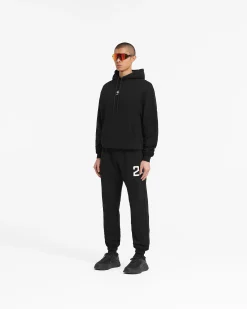 Represent 247 Oversized Hoodie - Jet Black><noscript><img width=