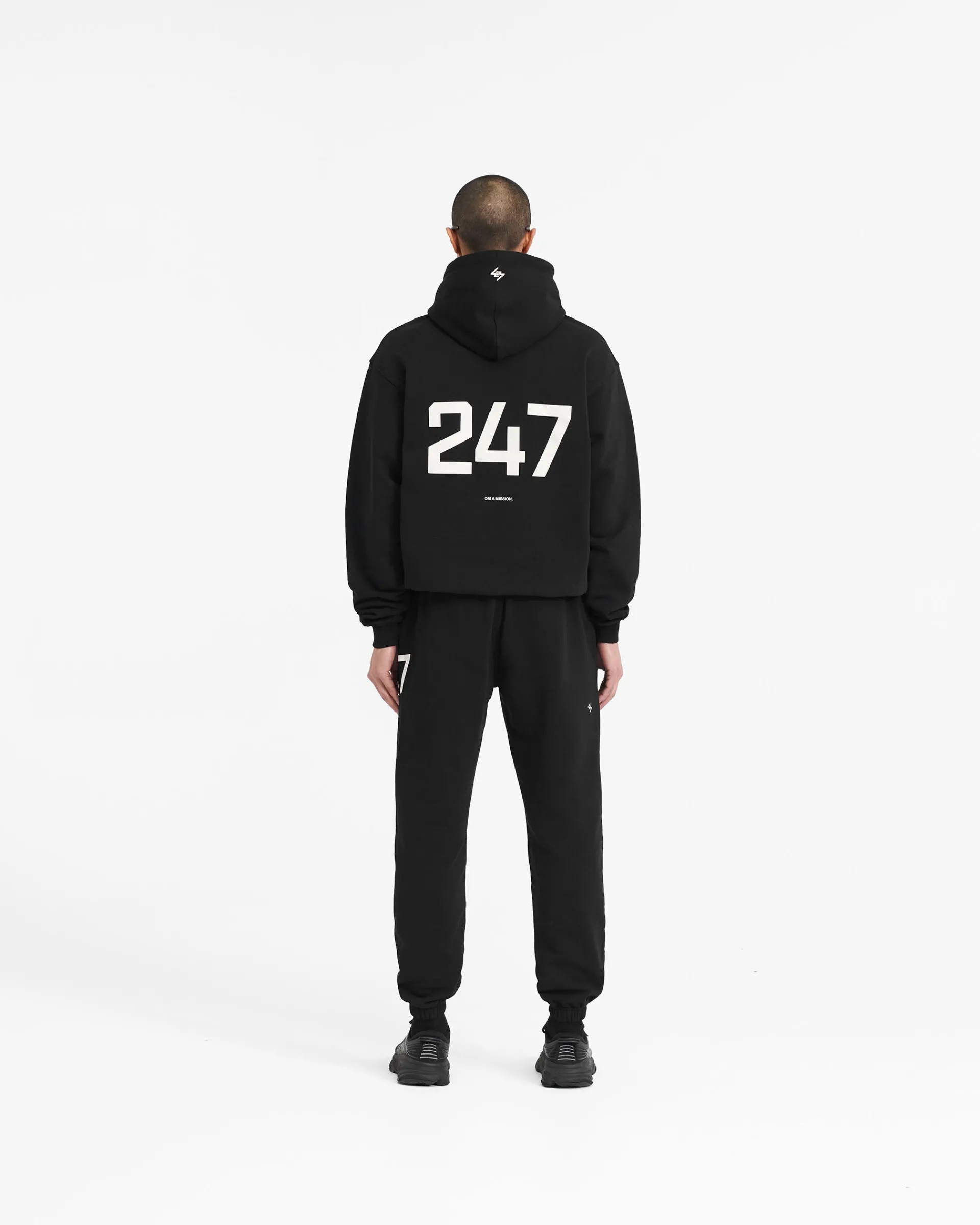 Represent 247 Oversized Hoodie - Jet Black> Hoodies