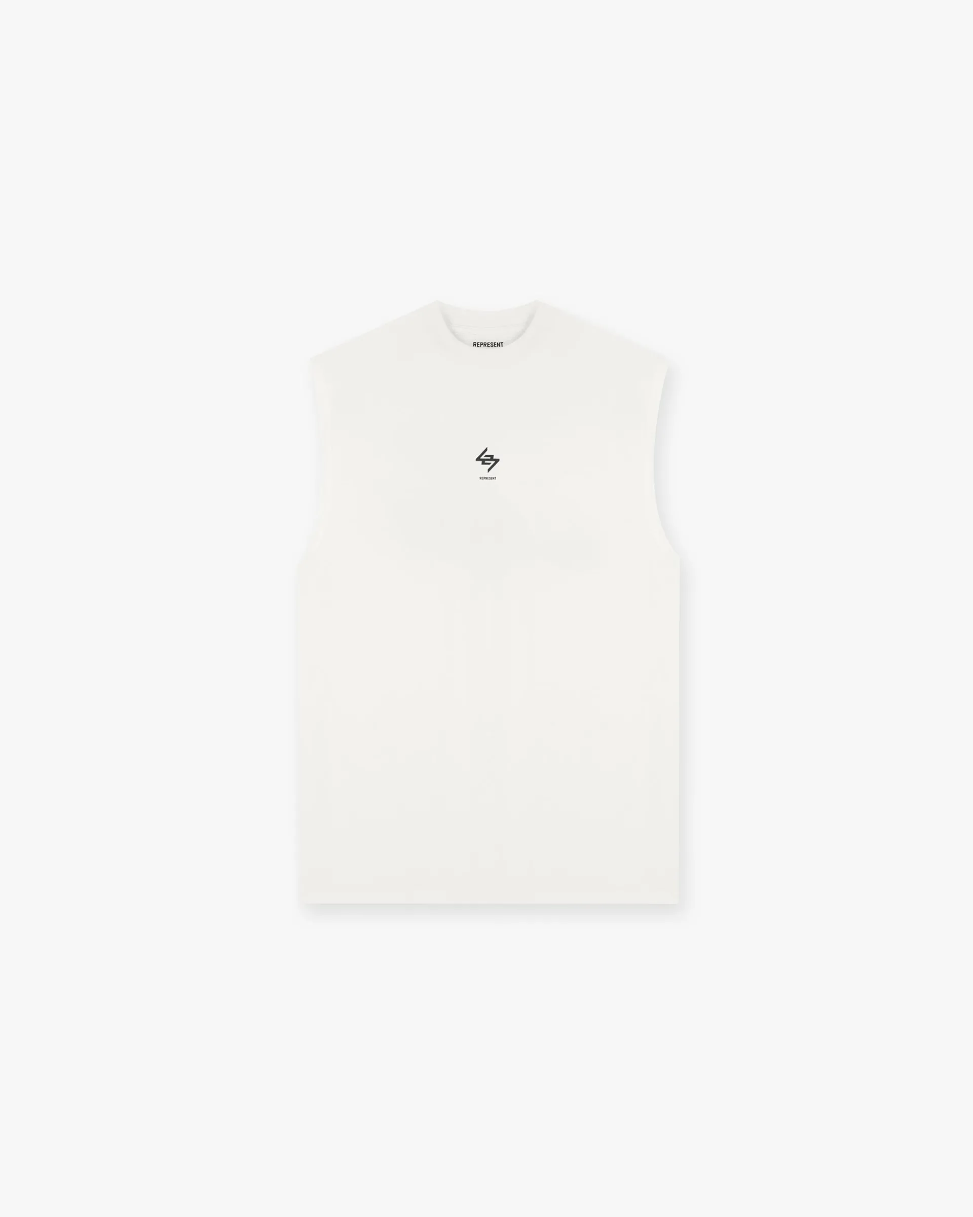 Represent 247 Oversized Tank - Flat White> T-Shirts