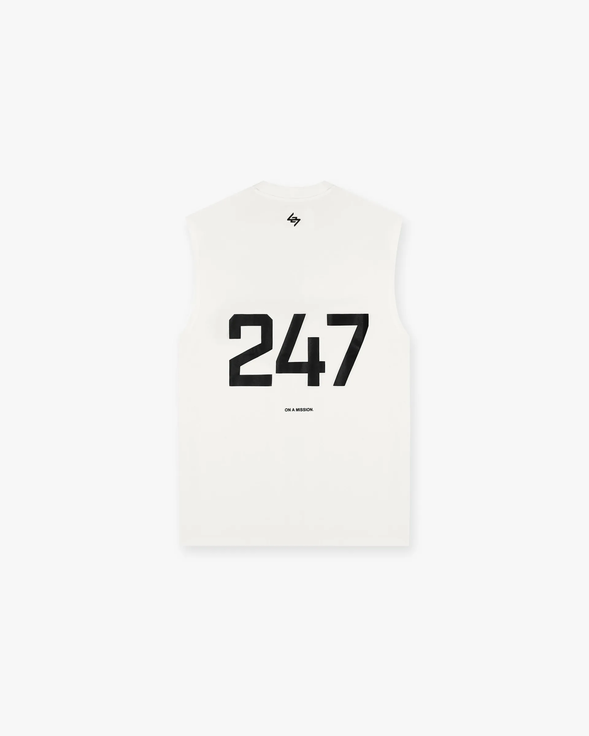 Represent 247 Oversized Tank - Flat White> T-Shirts