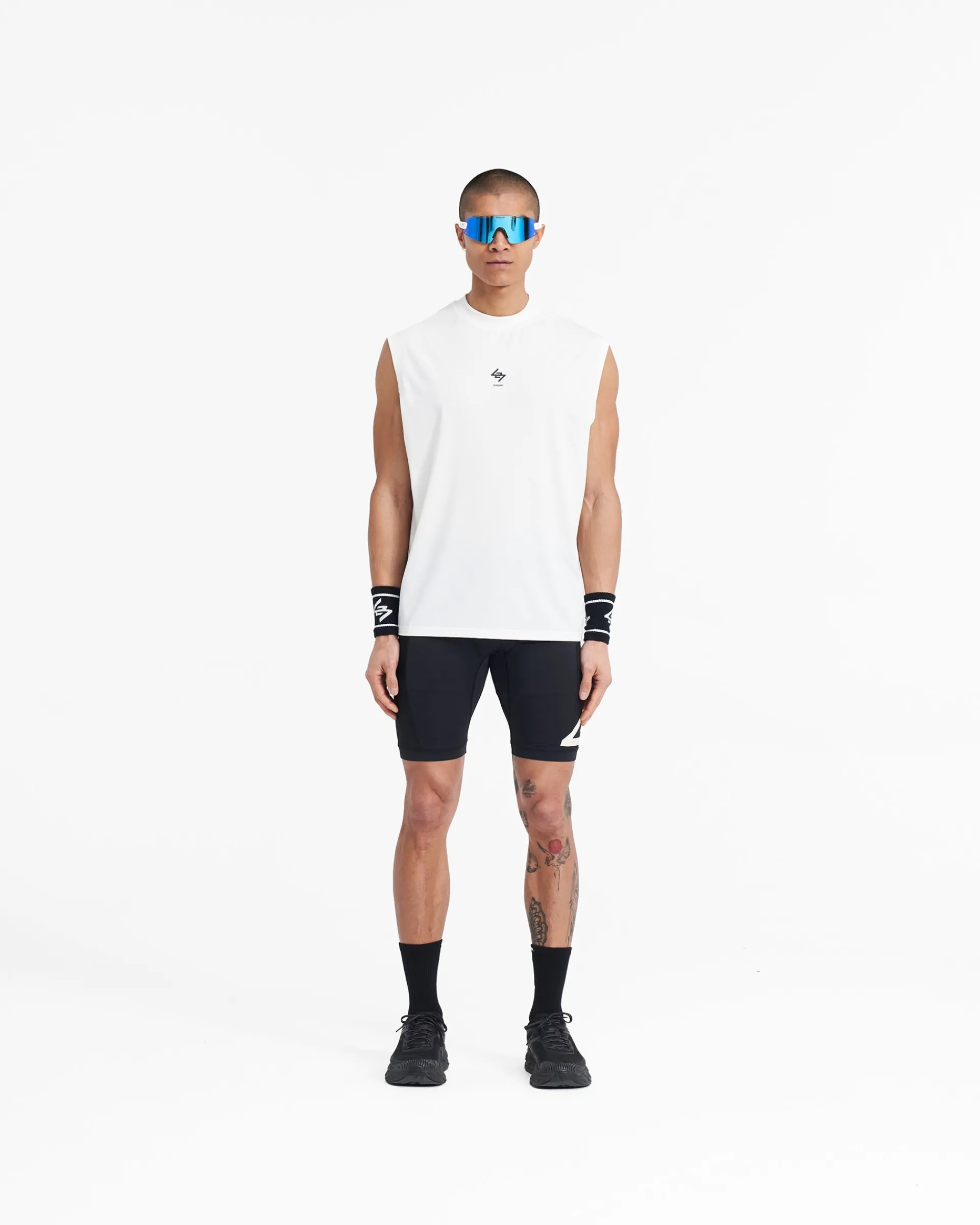 Represent 247 Oversized Tank - Flat White> T-Shirts