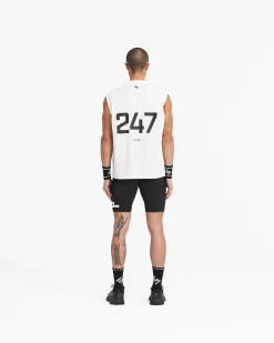 Represent 247 Oversized Tank - Flat White><noscript><img width=