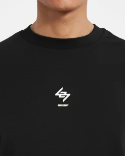 Represent 247 Oversized Tank - Jet Black><noscript><img width=