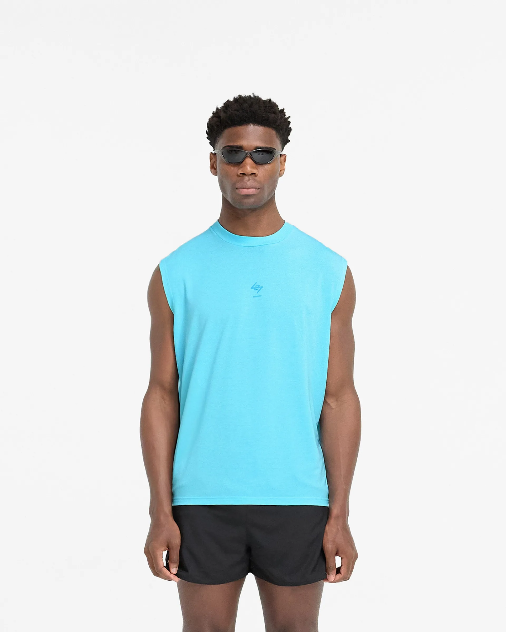 Represent 247 Oversized Tank - Ultra Blue> T-Shirts
