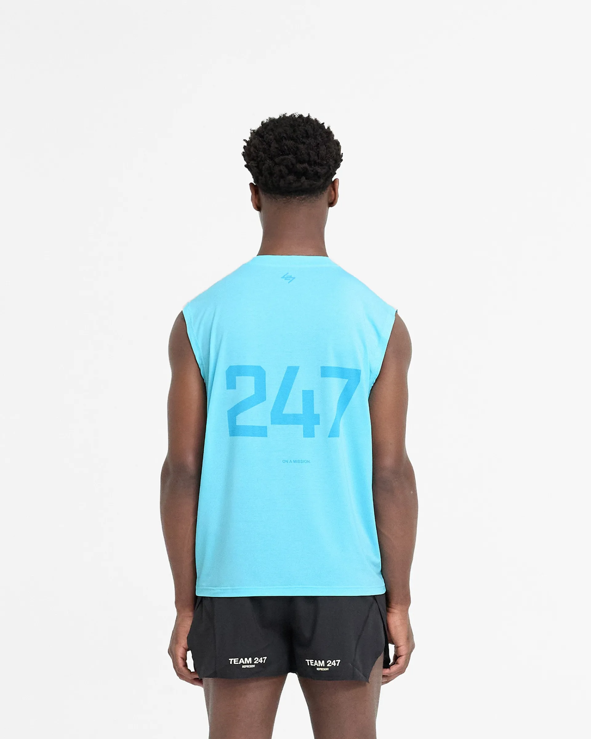 Represent 247 Oversized Tank - Ultra Blue> T-Shirts