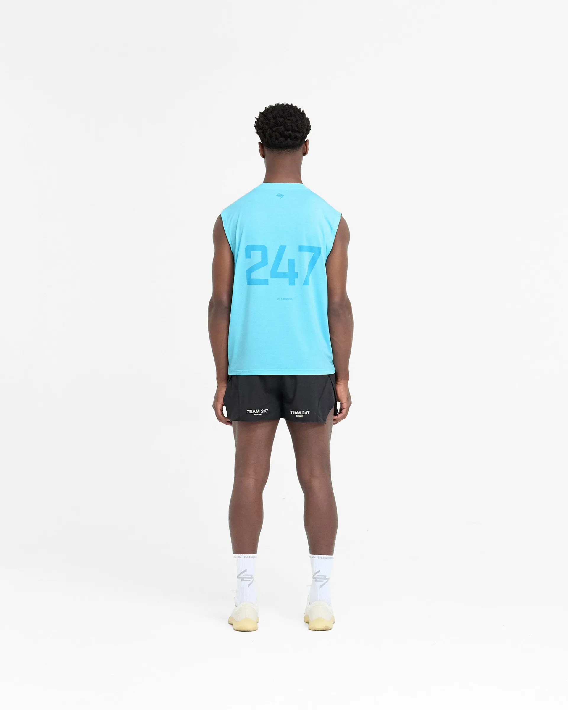 Represent 247 Oversized Tank - Ultra Blue> T-Shirts