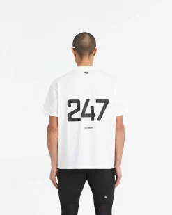 Represent 247 Oversized T-Shirt - Flat White><noscript><img width=