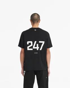 Represent 247 Oversized T-Shirt - Jet Black><noscript><img width=
