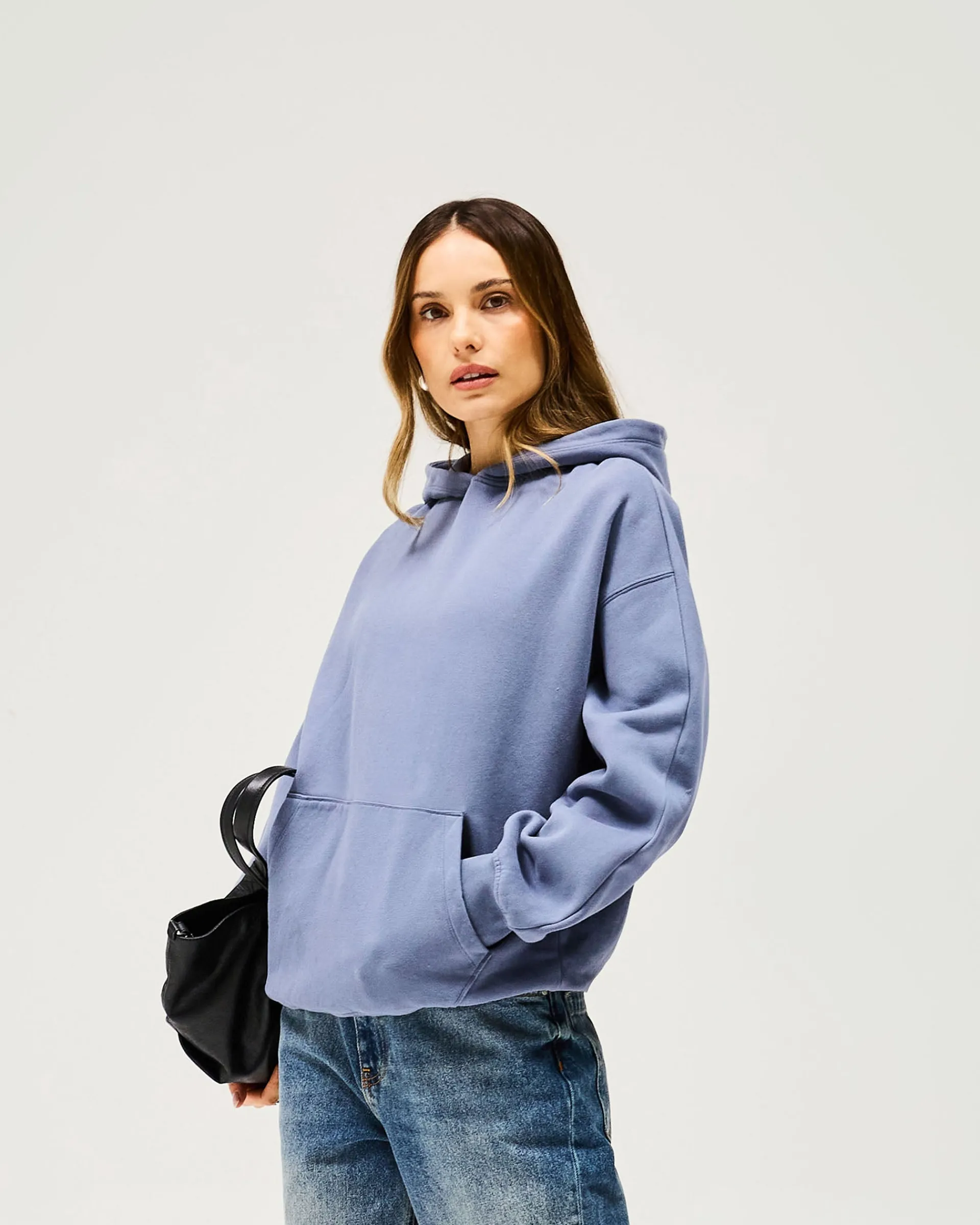 Represent Owners Club Boyfriend Hoodie - Steel Blue> Tops/Hoodies