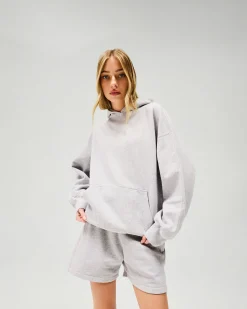Represent Owners Club Boyfriend Hoodie - Grey Marl><noscript><img width=