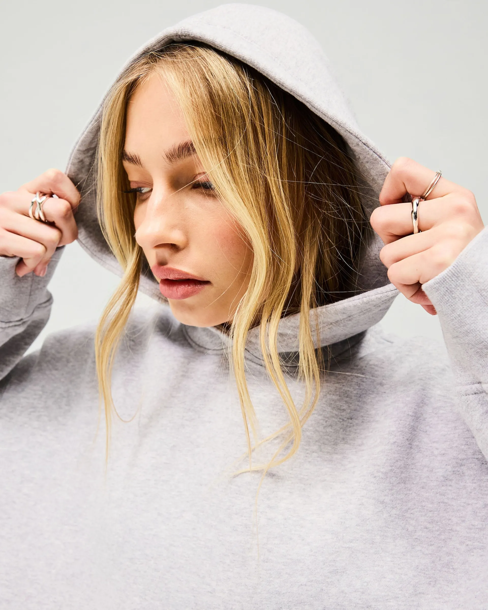 Represent Owners Club Boyfriend Hoodie - Grey Marl> Tops/Hoodies
