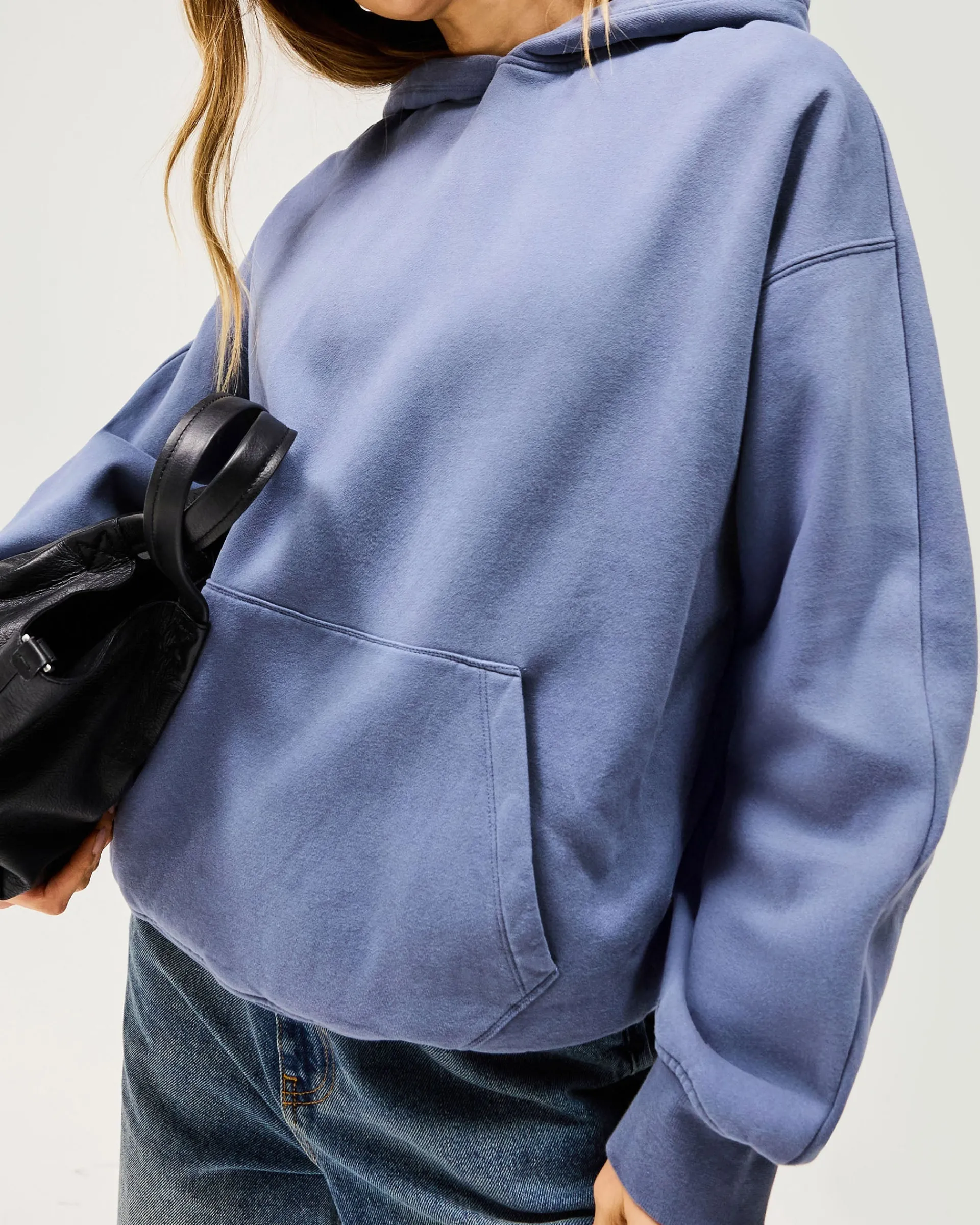 Represent Owners Club Boyfriend Hoodie - Steel Blue> Tops/Hoodies