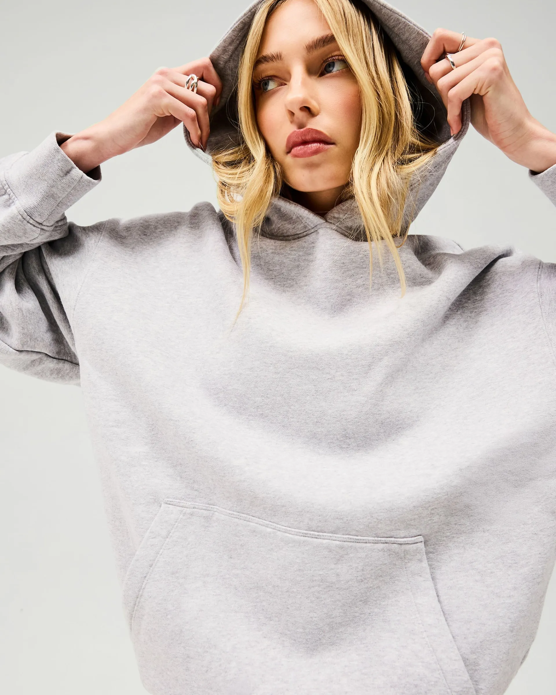Represent Owners Club Boyfriend Hoodie - Grey Marl> Tops/Hoodies