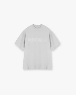 Represent Owners Club Boyfriend T-Shirt - Grey Marl> Tops/T-Shirts
