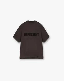 Represent Owners Club Boyfriend T-Shirt - Black Coffee> Tops/T-Shirts