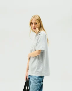 Represent Owners Club Boyfriend T-Shirt - Grey Marl> Tops/T-Shirts