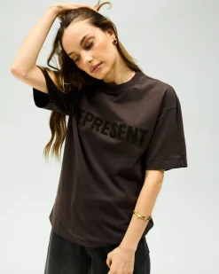 Represent Owners Club Boyfriend T-Shirt - Black Coffee><noscript><img width=