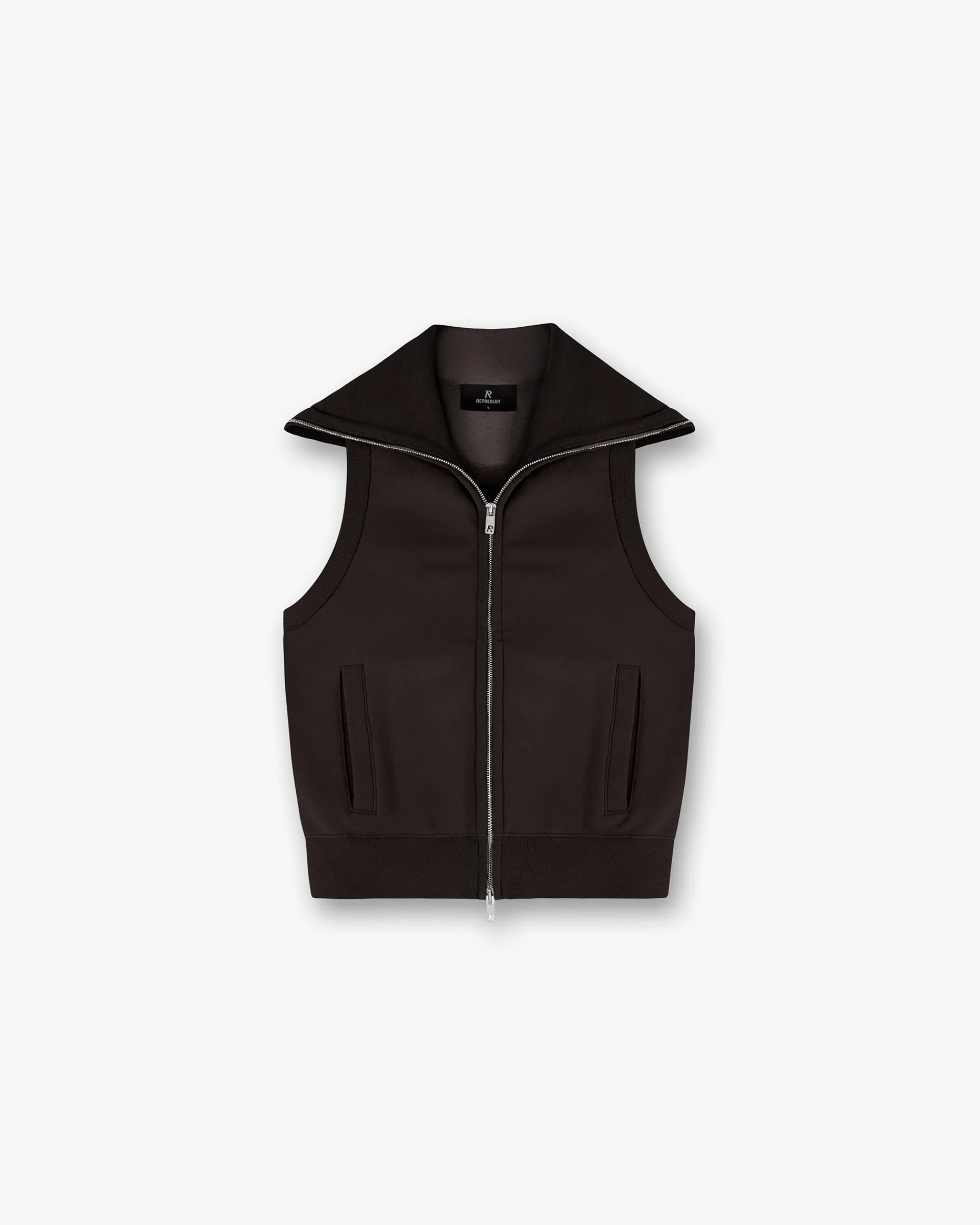 Represent Owners Club Gilet - Black Coffee> Outerwear