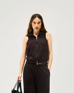 Represent Owners Club Gilet - Black Coffee> Outerwear