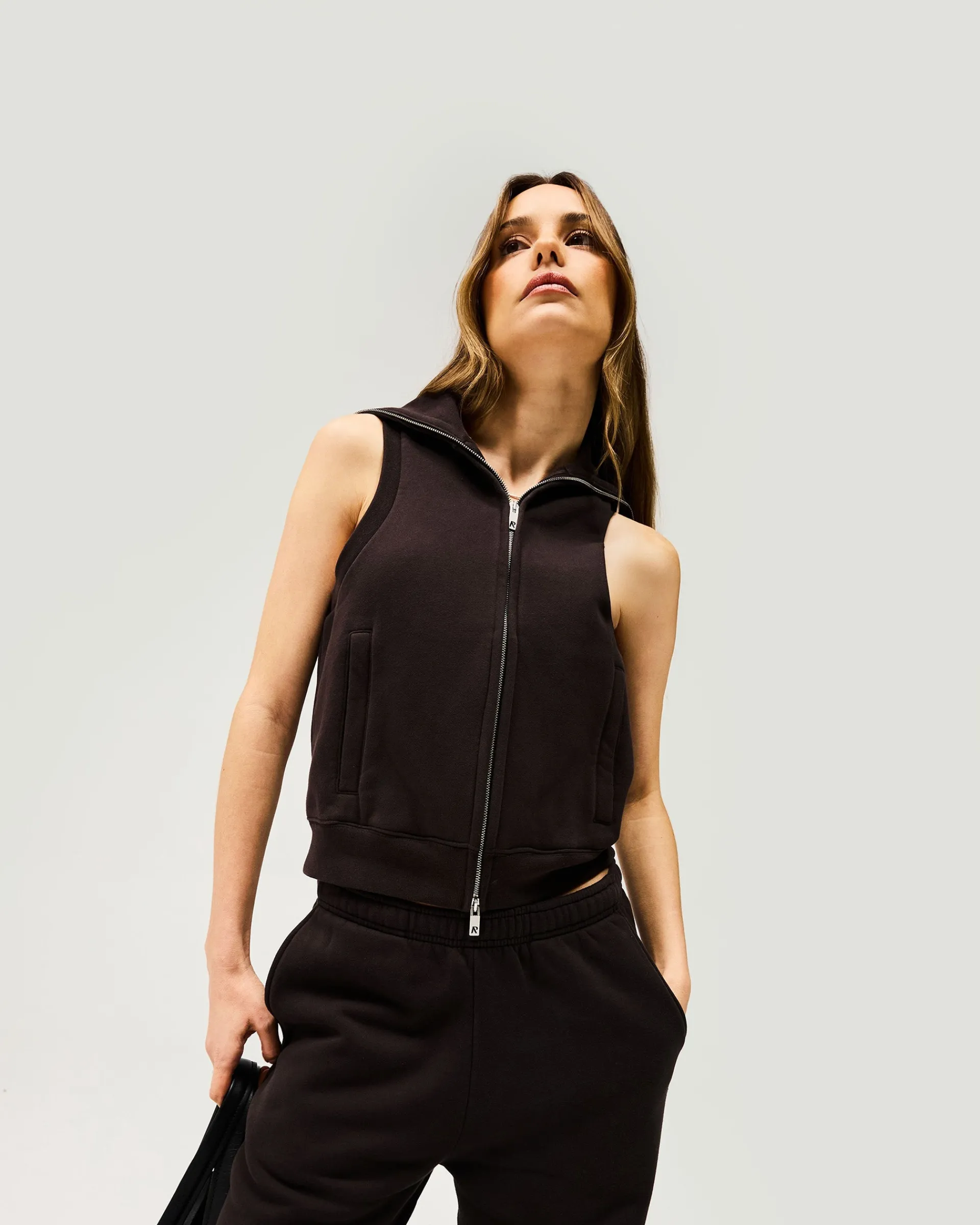 Represent Owners Club Gilet - Black Coffee> Outerwear