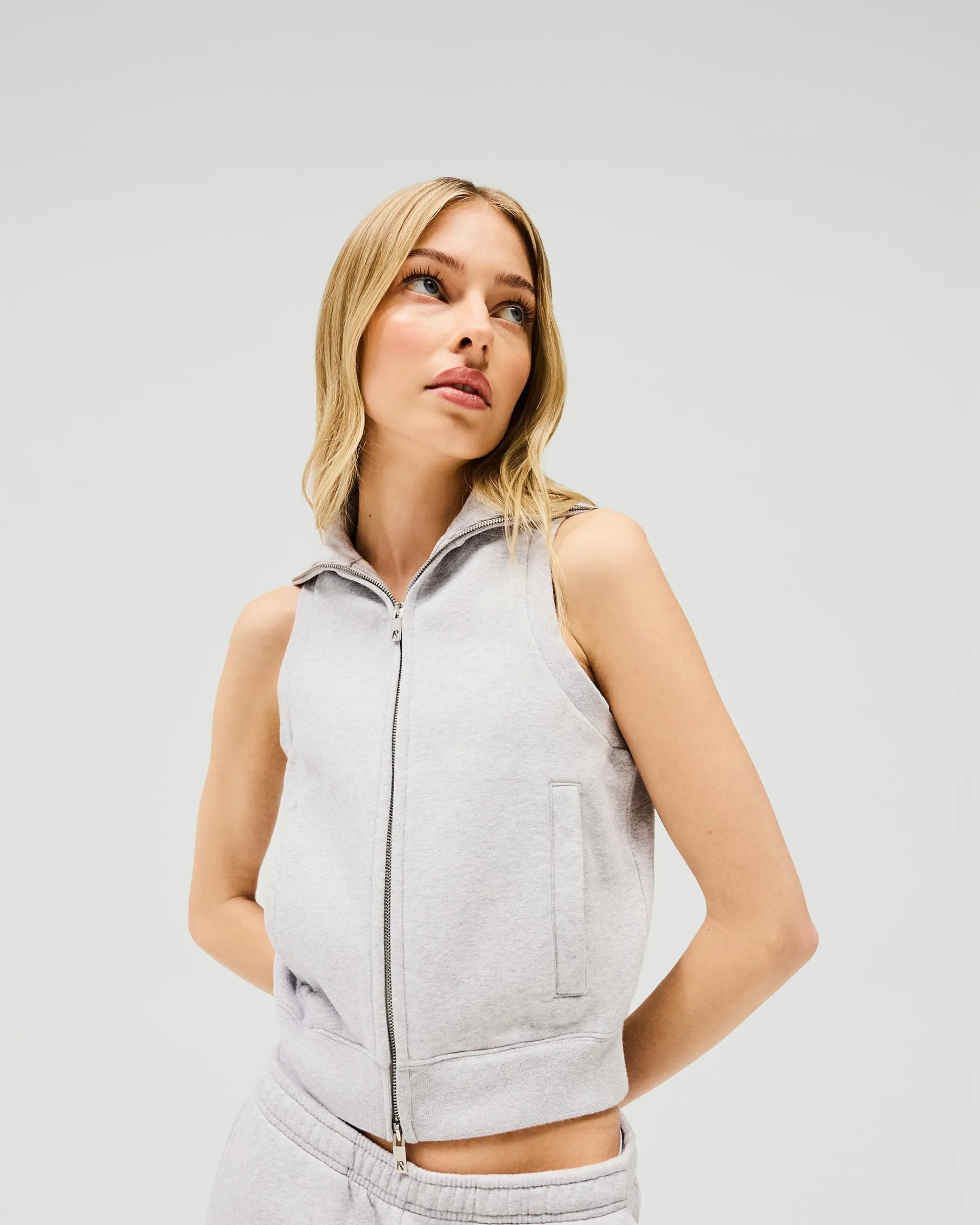 Represent Owners Club Gilet - Grey Marl> Outerwear
