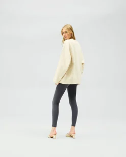 Represent Owners Club Relaxed Sweater - Oat Milk><noscript><img width=