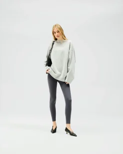Represent Owners Club Relaxed Sweater - Grey Marl><noscript><img width=
